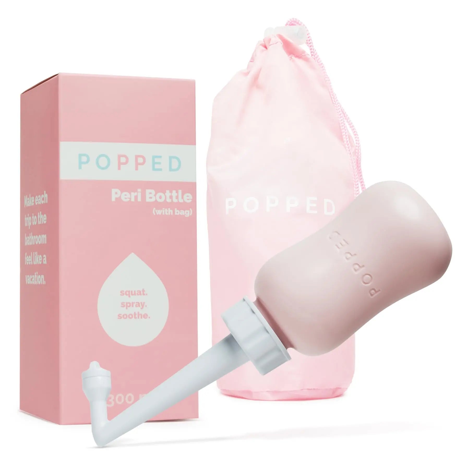 Popped Peri Bottle for Postpartum Care | Portable Bidet | Spray Bottle for Pain Relief, Tears POPPED Au supplements