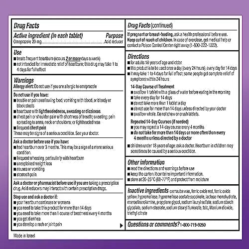 Amazon Basic Care Omeprazole Delayed Release Tablets 20 mg, Treats Frequent Amazon Basic Care Au supplements