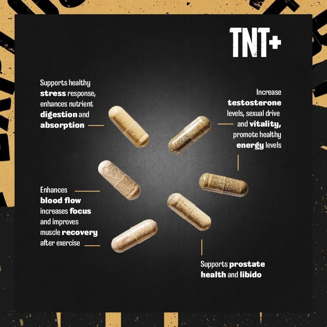 Animal TNT+ - Mens Support, Prostate Support, Adaptogen & Stress Support, Nitric Oxide Animal Au supplements