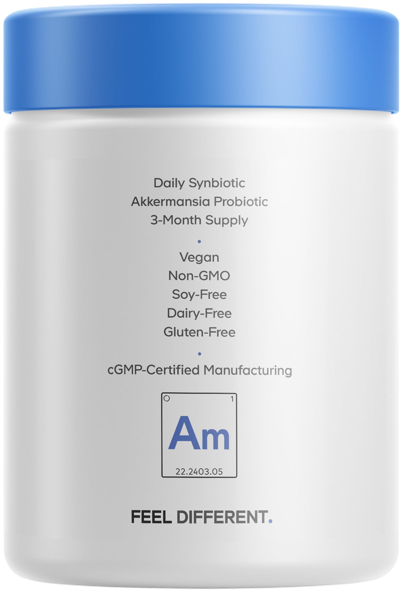 Codeage Akkermansia Muciniphila Probiotic Ultra - High-Potency 500M AFUs Akkermansia Probiotic Supplement - Enhanced Daily Probiotic & Prebiotic, Chicory Inulin - 3-Month Supply - 90 Capsules Codeage Au supplements