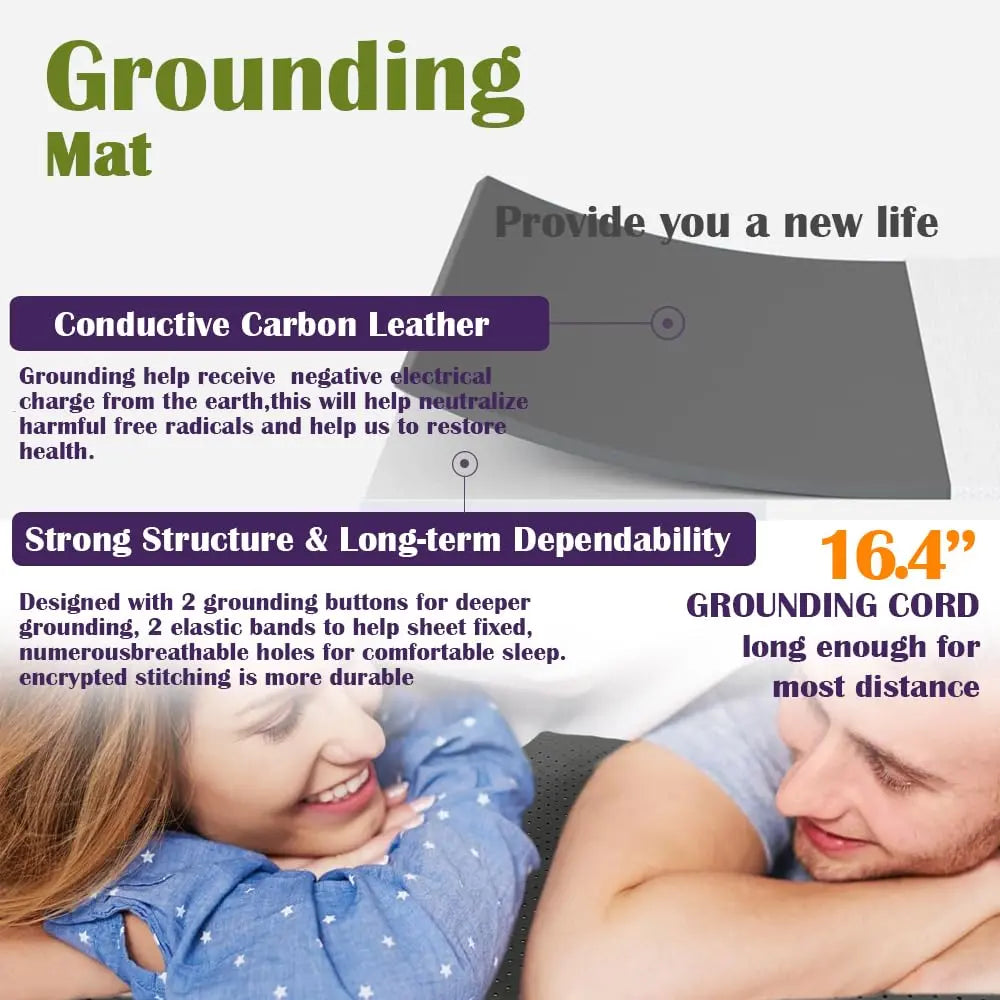 Grounding Mat for Sleeping, Grounding Sheet forBed, Earth Mat Connected for Pain Relief FOPPON Au supplements