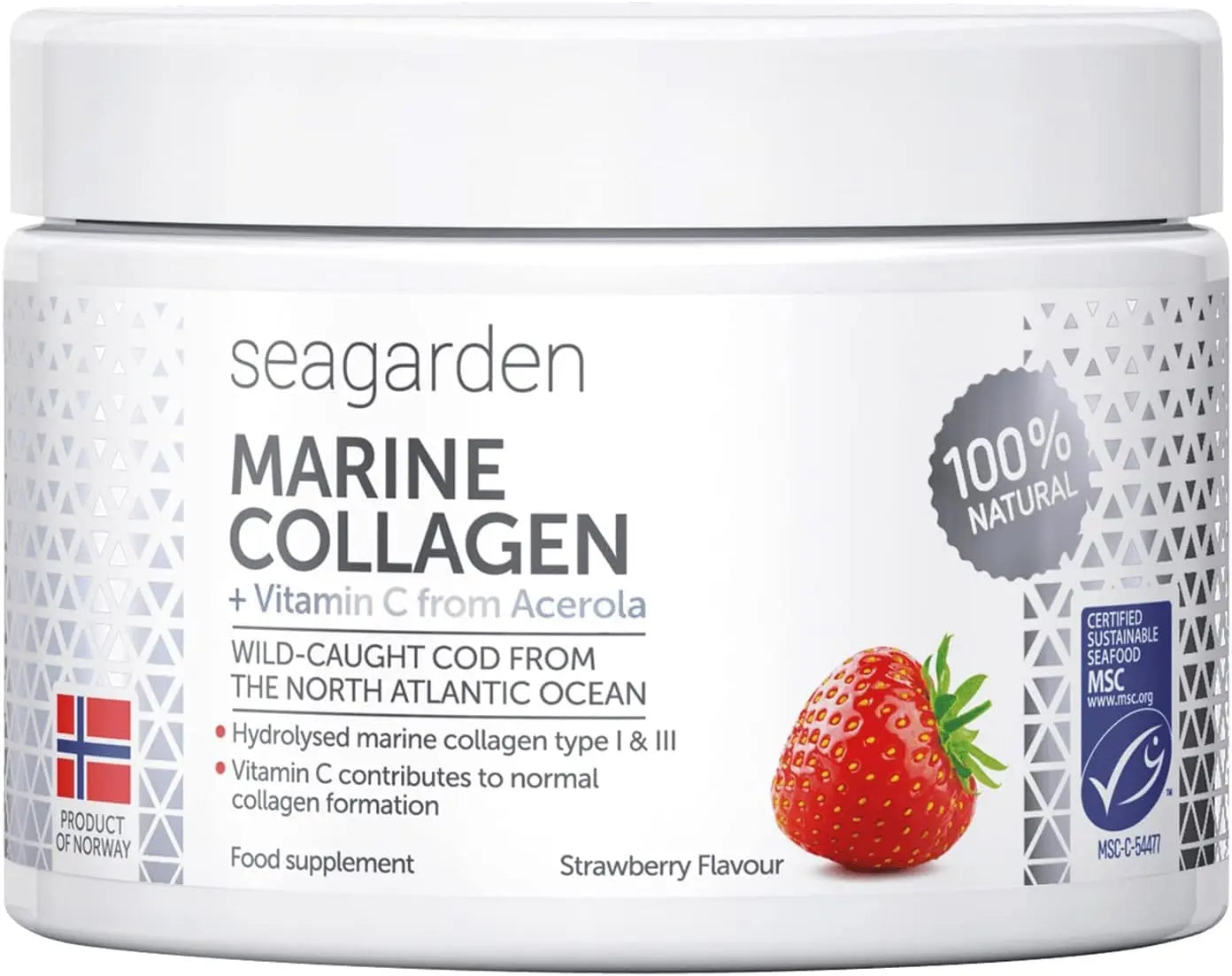 Seagarden Marine Collagen Powder + Vitamin C | Collagen Peptides Powder (Type I & III) SEAGARDEN Au supplements