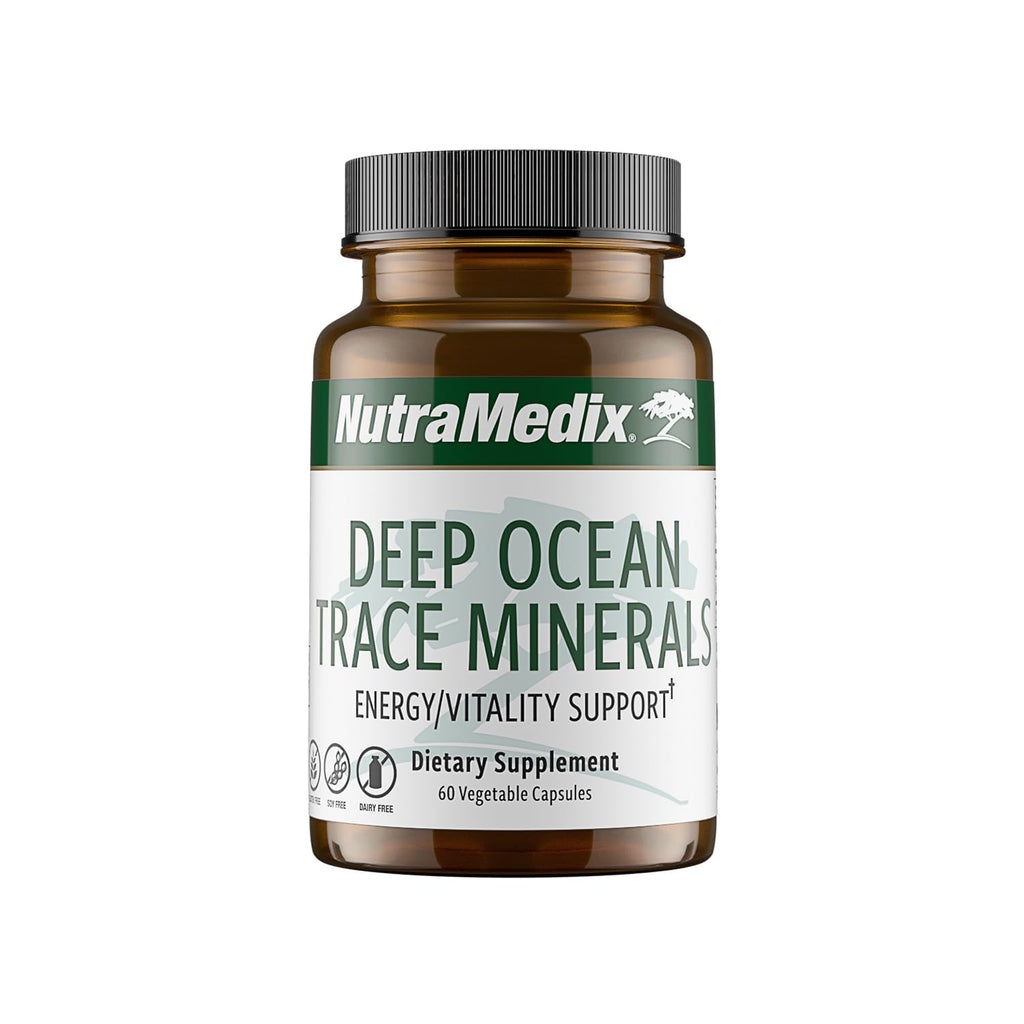 NutraMedix Deep Ocean Trace Minerals 1,000mg - Mineral & Energy Supplements - Magnesium, Zinc, Potassium, Boron, Phosphorus & Manganese