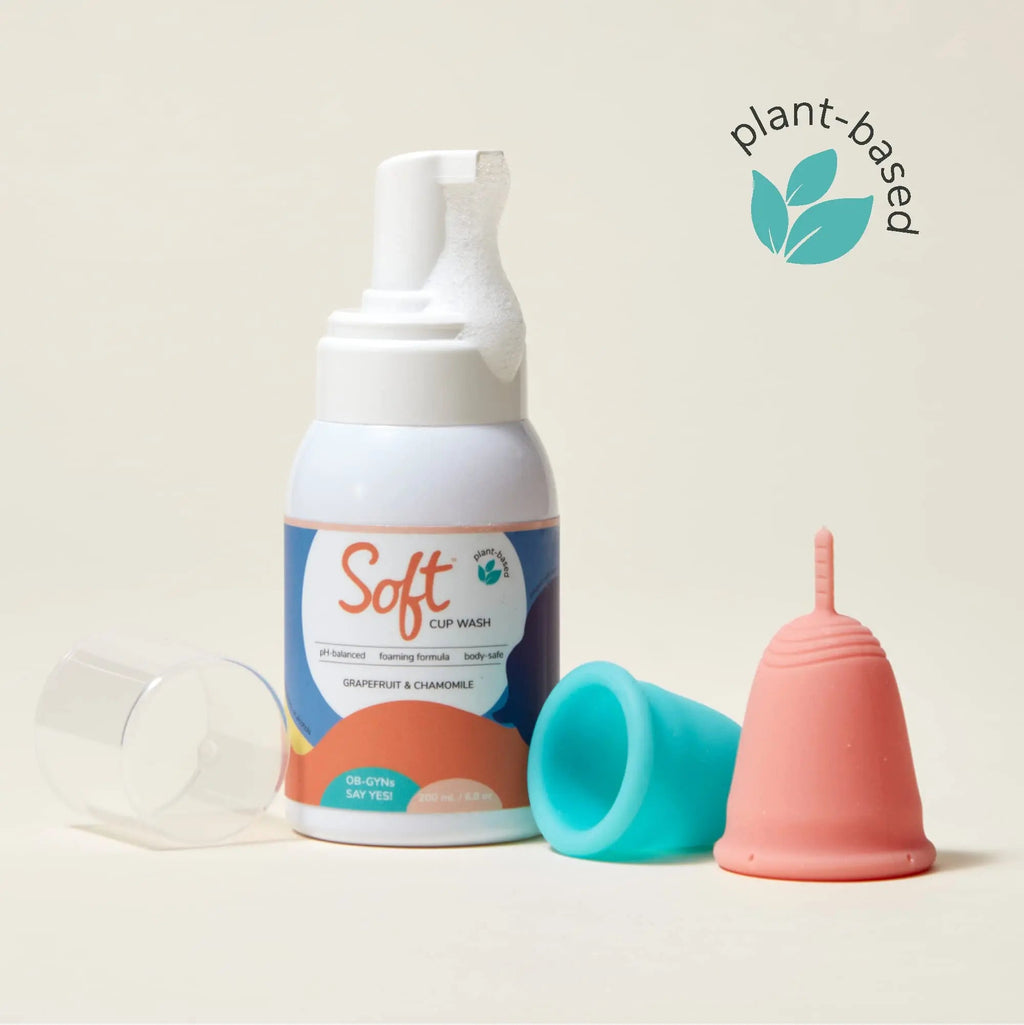 Soft Cup Wash | Menstrual Cup Cleanser for Silicone Period Cups | 6.8 oz | pH-Balanced Softcup Au supplements