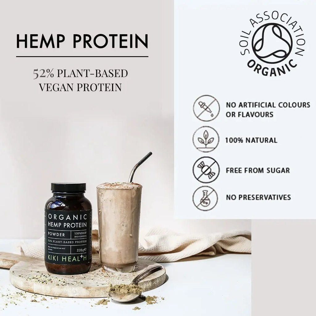 KIKI Health - Organic Hemp Protein - Plant-Based Protein Powder - Rich in Magnesium and Omega 3 KIKI HEALTH Au supplements