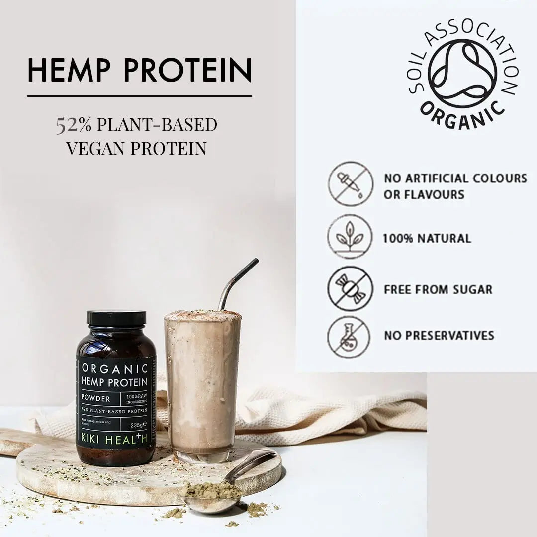 KIKI Health - Organic Hemp Protein - Plant-Based Protein Powder - Rich in Magnesium and Omega 3 KIKI HEALTH Au supplements