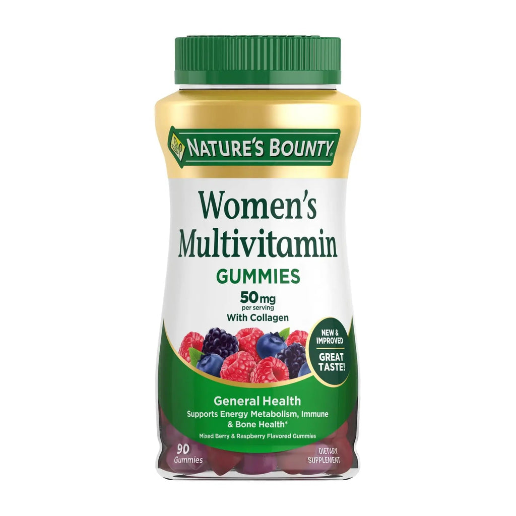 Nature's Bounty Women Multivitamin Gummies, Vitamin Supplements for Adults, General Health, Supports Immune and Bone Health, Nature's Bounty Au supplements
