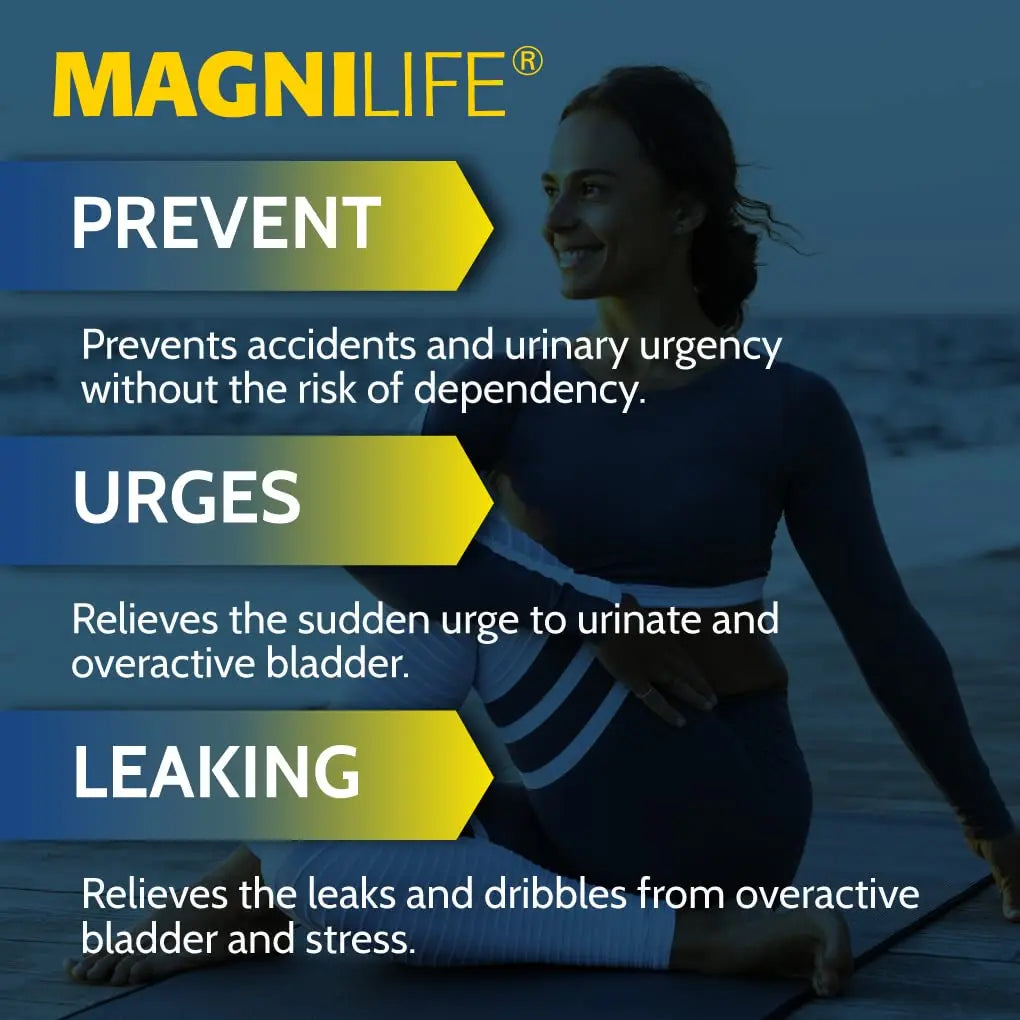 MagniLife Bladder Relief Tablets (125 Ct), Fast-Dissolving Homeopathic Support for Overactive Bladder, Leaks from Sneezing, Coughing or Movement, Daily Use Formula Safe for Men & Women MagniLife Au supplements
