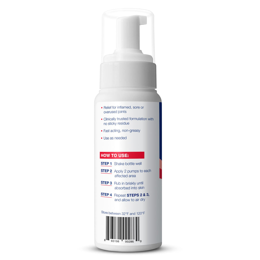 Theraworx Fast-Acting Joint Relief Foam Joint Discomfort & Inflammation Relief - 7.1 oz - 1 Count Theraworx Au supplements