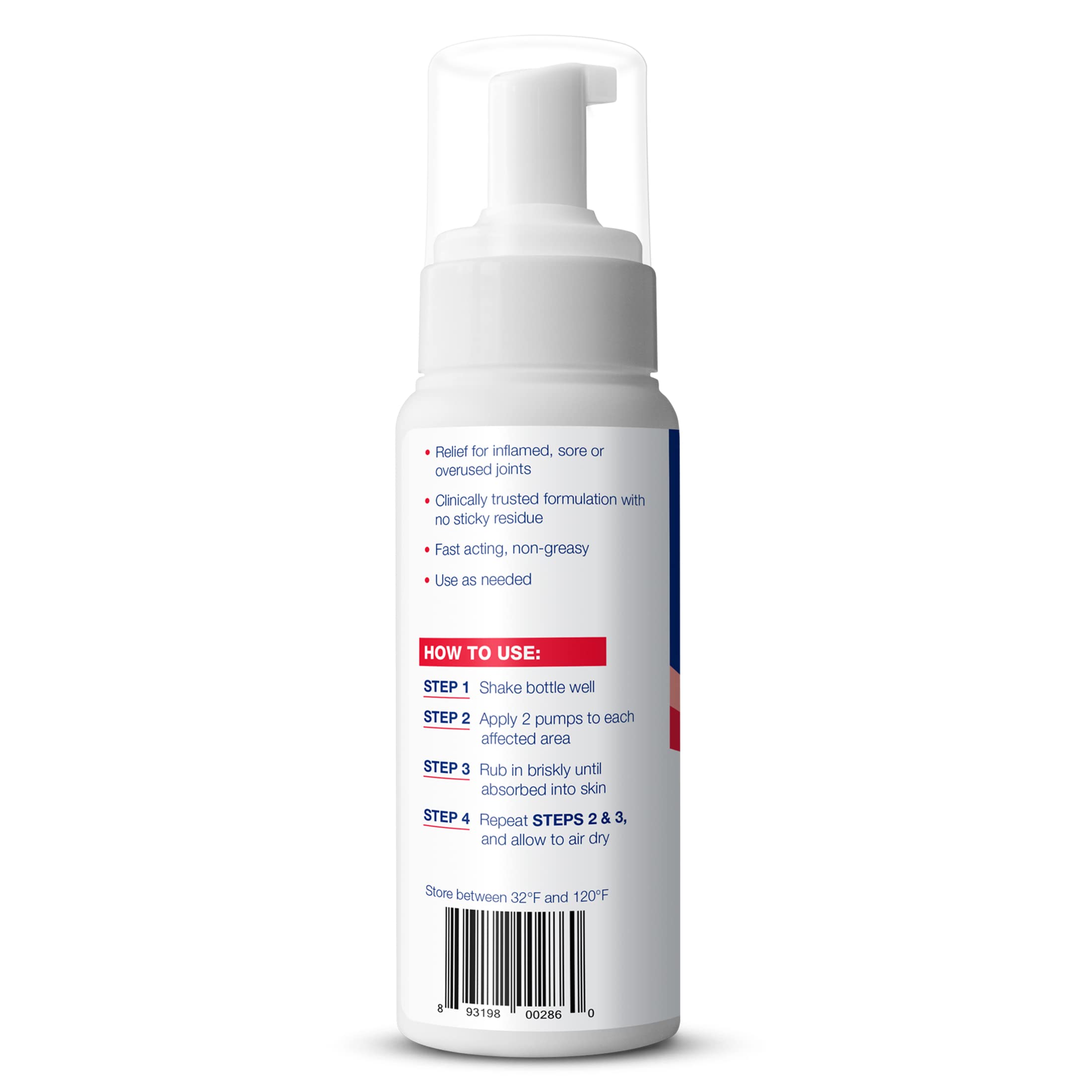 Theraworx Fast-Acting Joint Relief Foam Joint Discomfort & Inflammation Relief - 7.1 oz - 1 Count Theraworx Au supplements