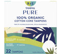 Tampax PURE COTTON 22-pack (11 Regular/11 Super) Tampax Au supplements