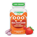 VitaWorks Kids Multivitamin with Iron & Minerals Chewable Tablets - Mixed Fruit Flavor - Vegetarian, GMO-Free, Nut Free VitaWorks Au supplements