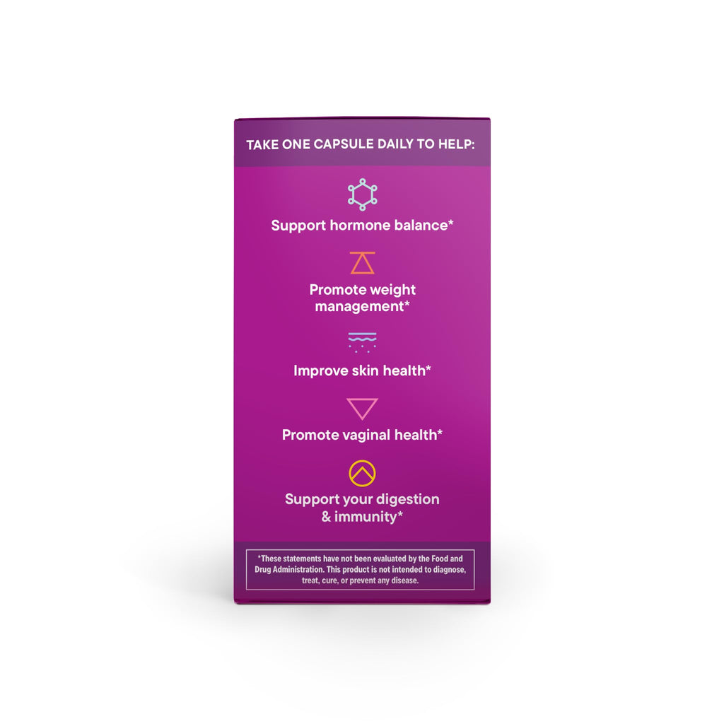 Daily Nouri Hormone Balance Probiotics for Women | Hormone Balance for Women | PMS, Hormonal Acne, & Bloating Support