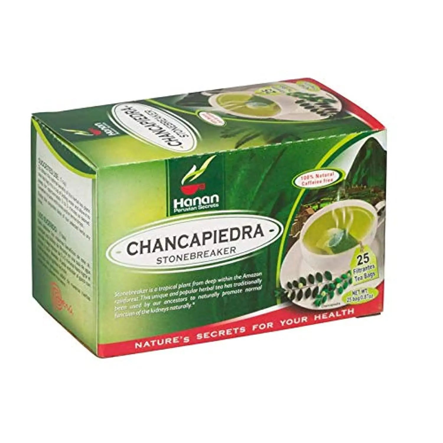 Stone Breaker Chanca Piedra Herbal Tea - 100% Naural from Peru ( 25 Tea Bags ) Natural Kidney Cleanse & Gallbladder Stones Support– Detoxify Urinary Tract, Flush Impurities, Clear Urinary System Wuguny Au supplements