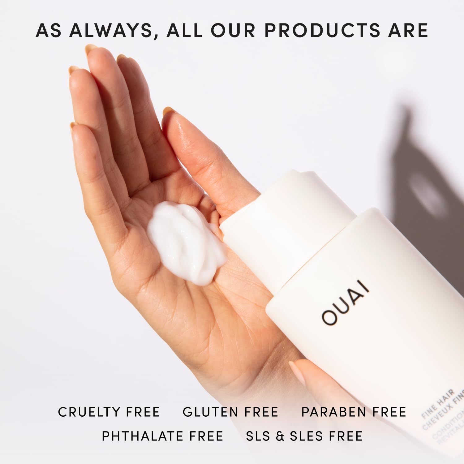 OUAI Fine Hair Conditioner Travel Size - Volumizing Conditioner for Fine Hair with Keratin, Biotin & Chia Seed Oil - Adds Softness, Bounce & Volume - Free from Parabens, Sulfates & Phthalates (3 Oz) OUAI Au supplements