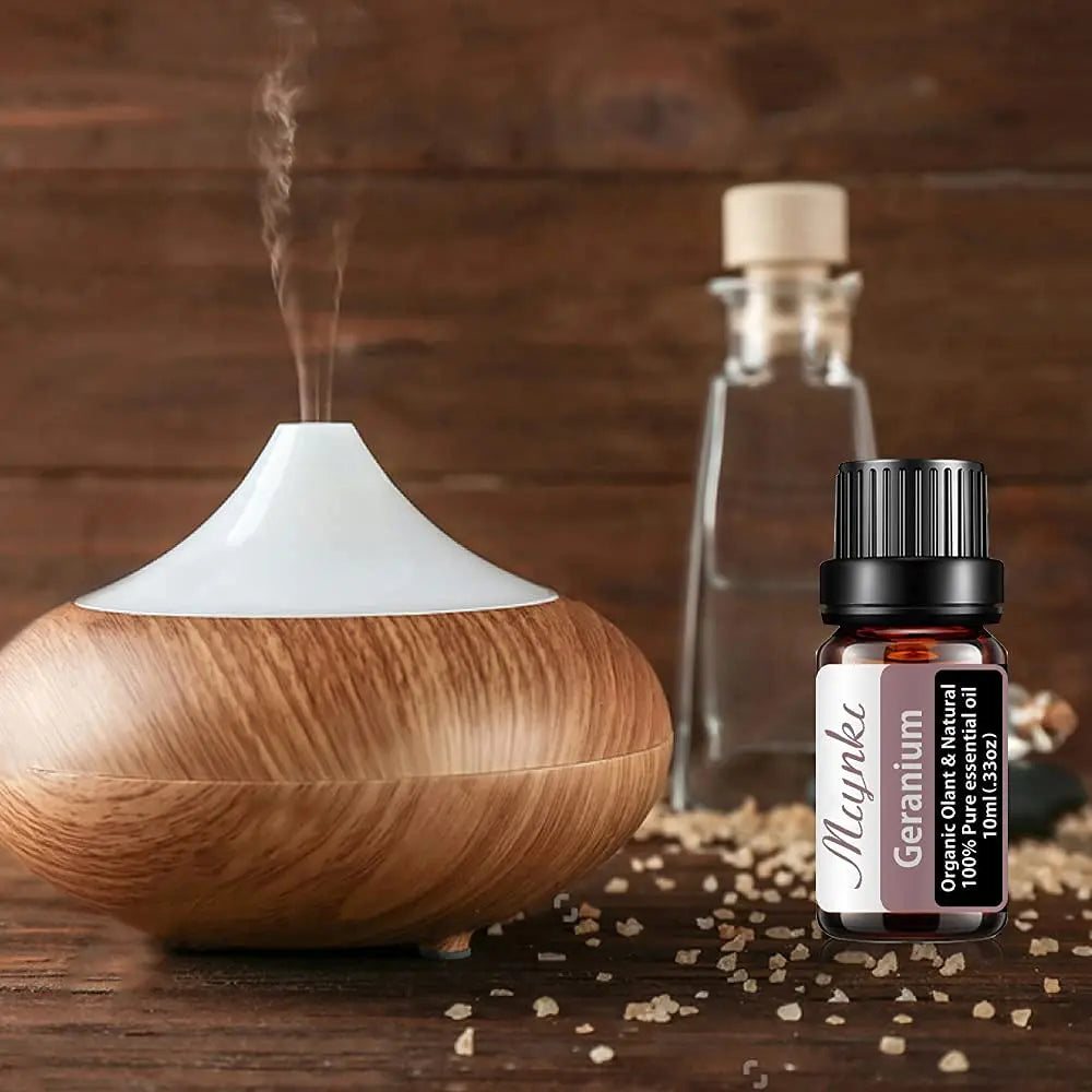 Geranium Essential Oil for Diffuser for Home Kids Women Candle Soap Making DIY -10ml Miyuki Au supplements