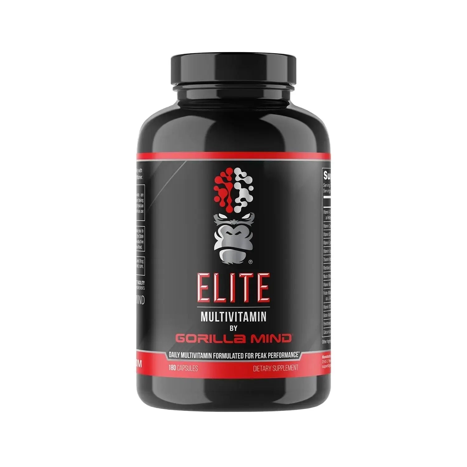 Gorilla Mind Elite Multi-Vitamin (180 Capsules) – Daily Multivitamin Formulated for Peak Performance | 27 Nutrients to Backfill Micronutrient Shortcomings Gorilla Mind Au supplements