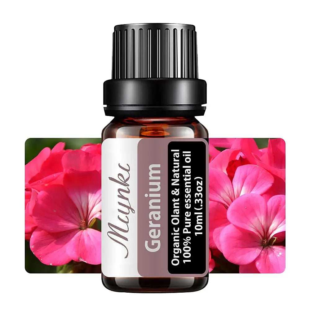 Geranium Essential Oil for Diffuser for Home Kids Women Candle Soap Making DIY -10ml Miyuki Au supplements
