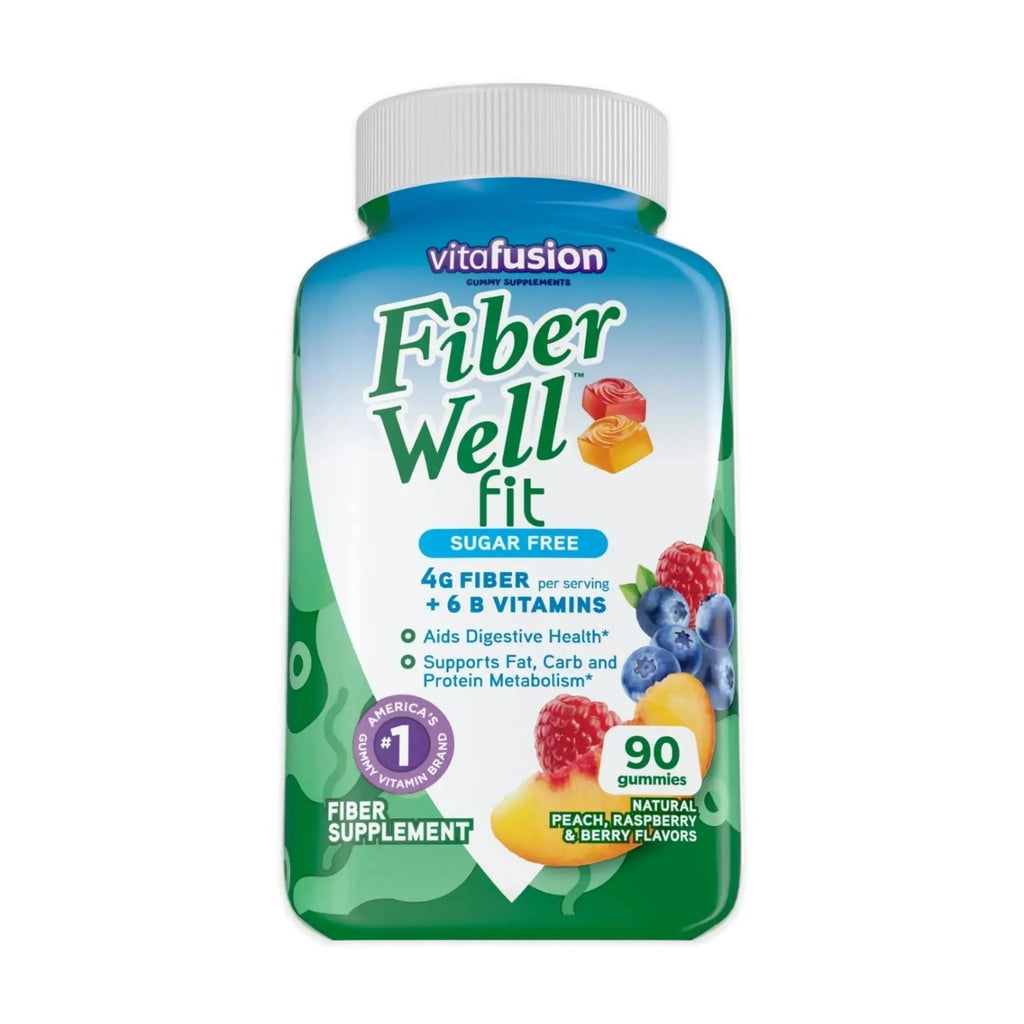Vitafusion Fiber Well Fit Gummies, 90 Count and L’il Critters Gummy Vites Daily Gummy Multivitamin for Kids, 190 Gummies Vitafusion Au supplements