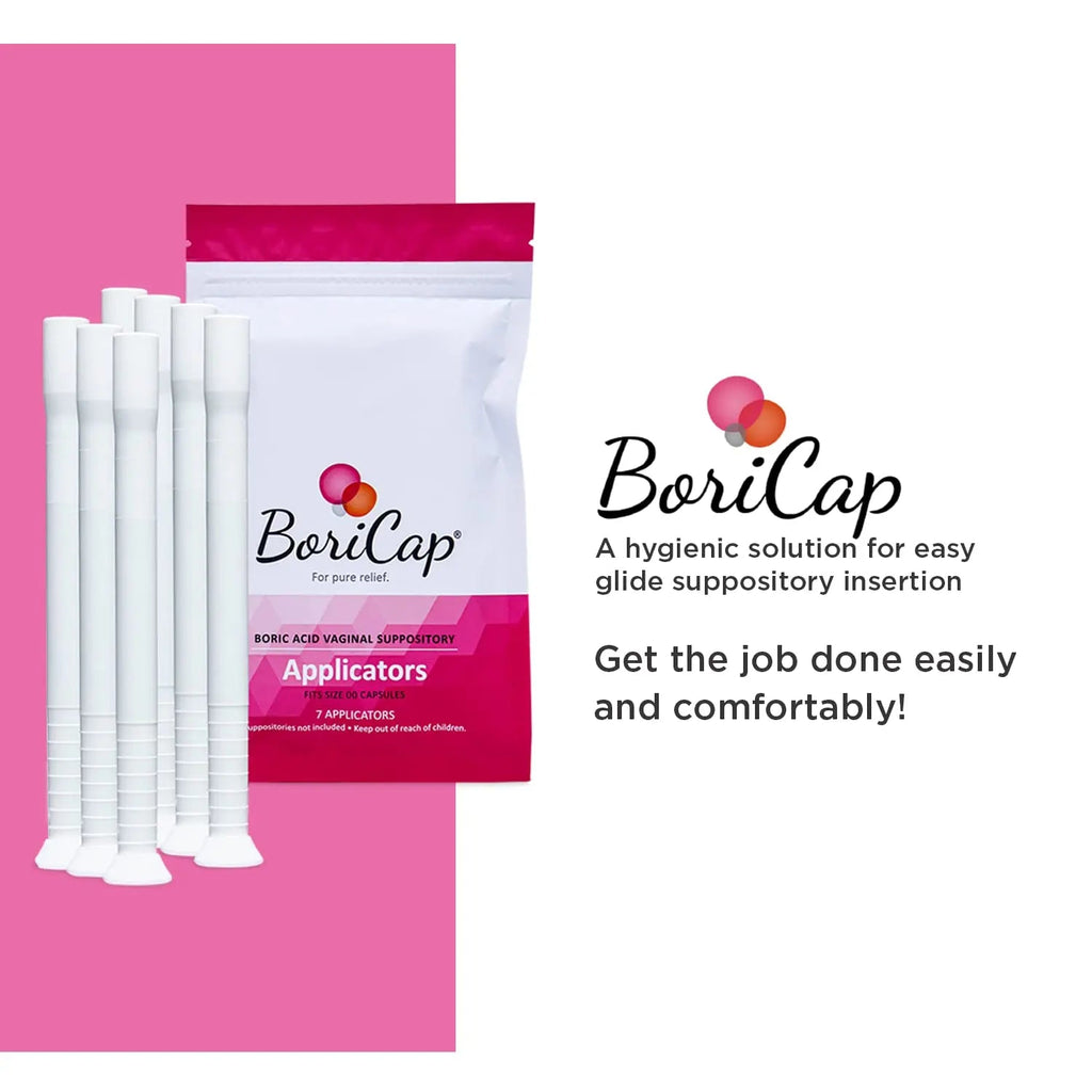 BoriCap Boric Acid Vaginal Suppository Applicators, 7 Applicators - Hygienic Solution BoriCap Au supplements
