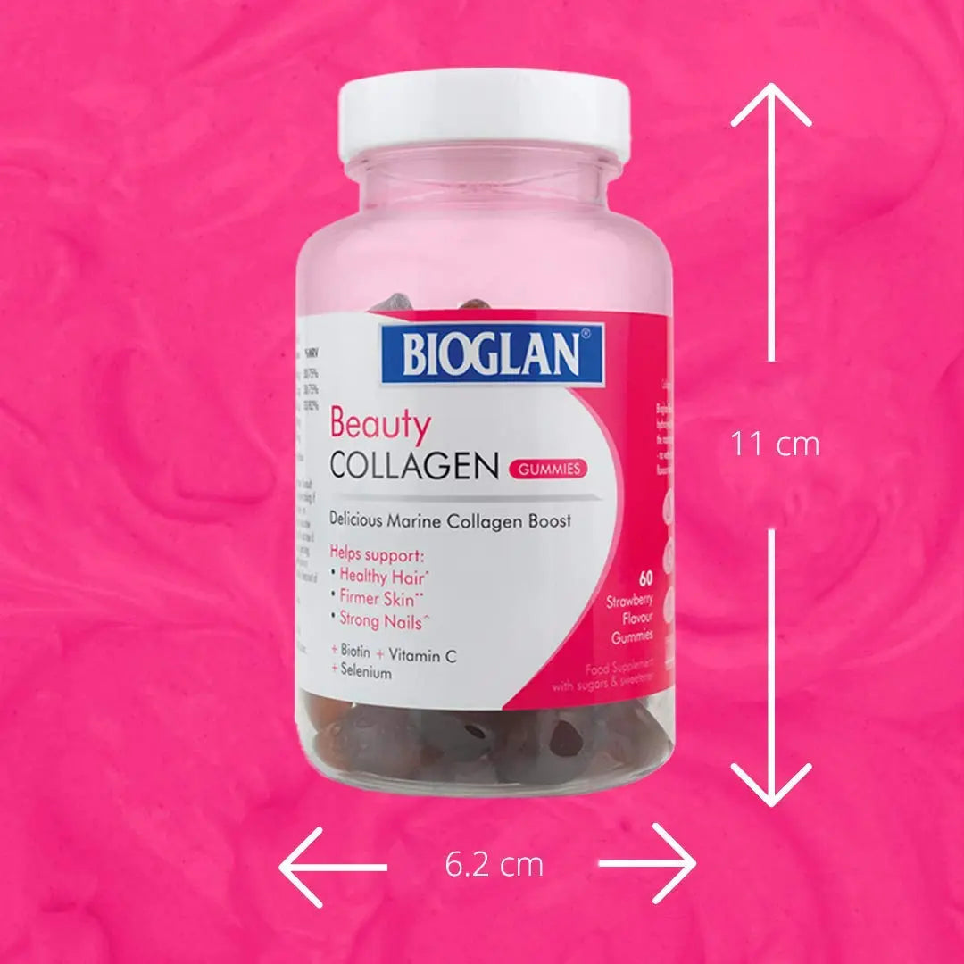 Bioglan Collagen Gummies | 1000mg | Hydrolysed Marine Collagen | Biotin Bioglan Au supplements