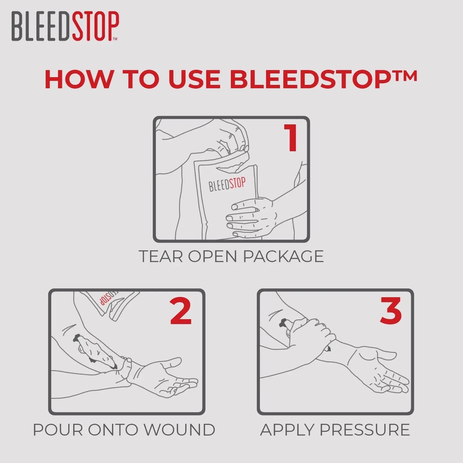 BleedStop™ First Aid Powder for Blood Clotting, Trauma Kit, Blood Thinner BleedStop Au supplements