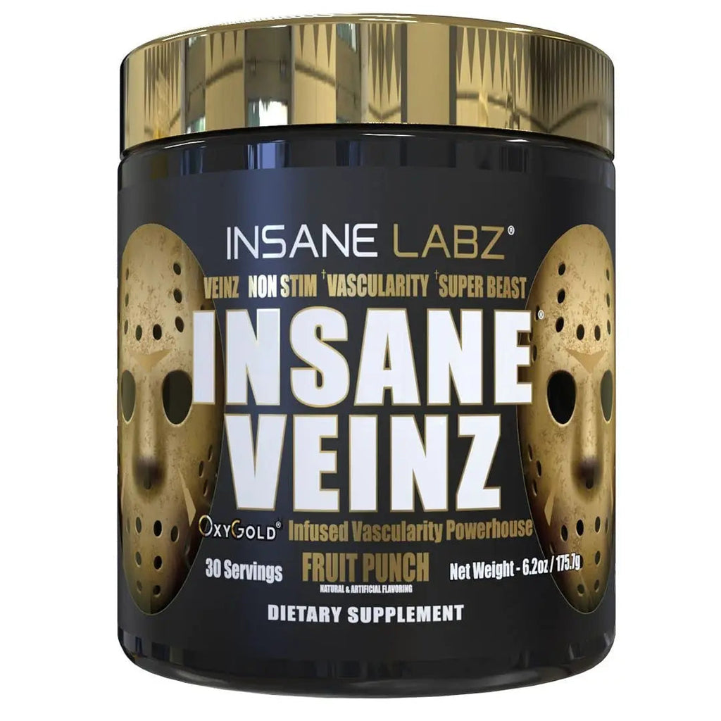 Insane Labz Psychotic Gold and Insane Veinz Gold Pre Workout Nitric Oxide Booster Stack Insane Labz Au supplements