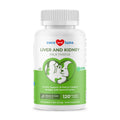 Milk Thistle for Dogs - 120 Chewable Tablets - Silymarin - Liver and Kidney Support with EPA & DHA - Detox - Liver Supplement for Dogs