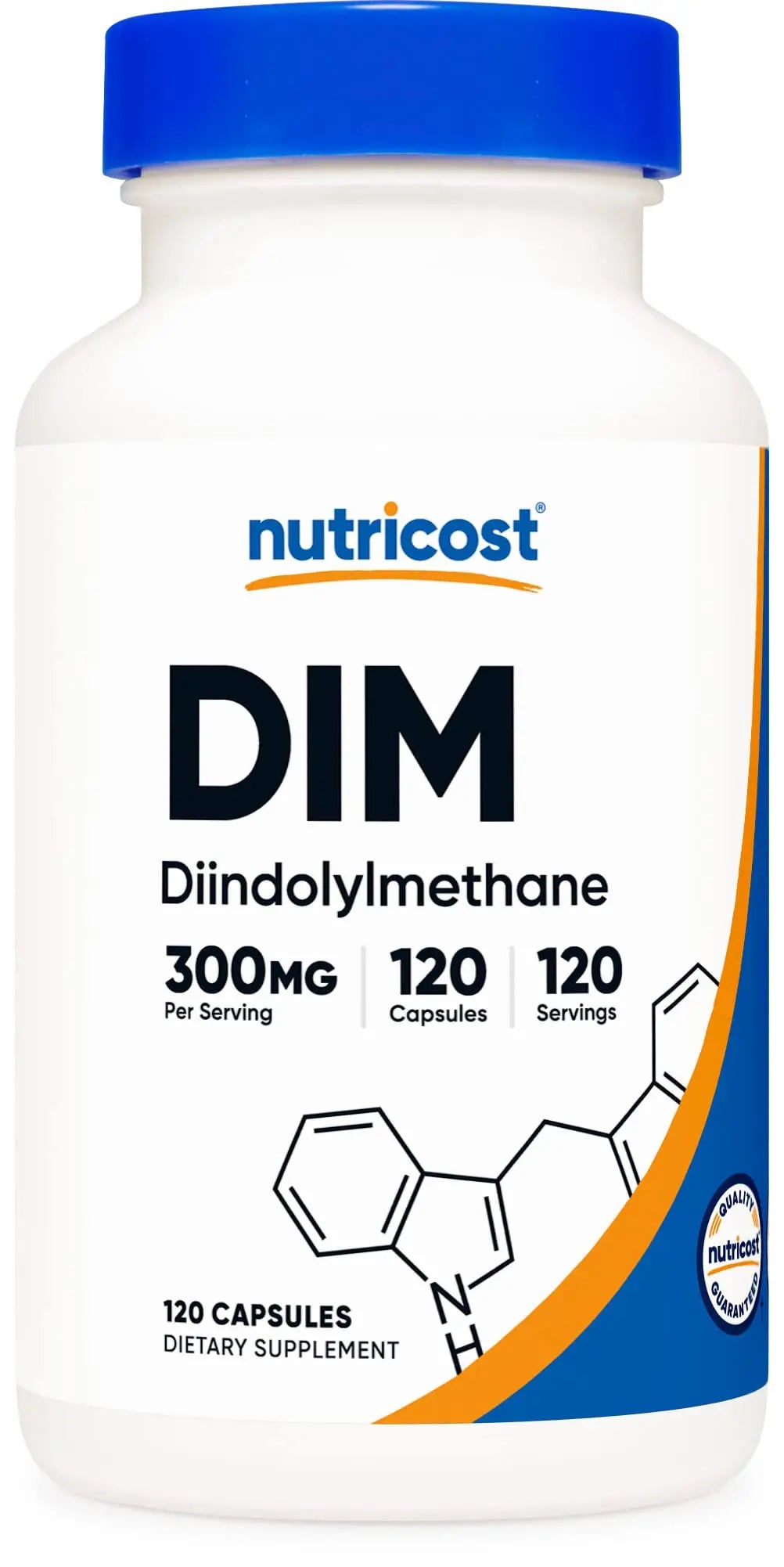 Nutricost DIM (Diindolylmethane) Plus BioPerine 300mg, 120 Vegetarian Capsules Nutricost Au supplements