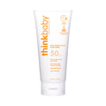 Thinkbaby SPF 50+ Baby Sunscreen, 6 Oz. – Safe, Natural Mineral Sun Cream for Babies
