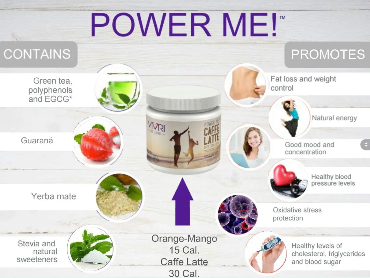 Power Me Orange Mango 5.29 OZ VIVRI Au supplements