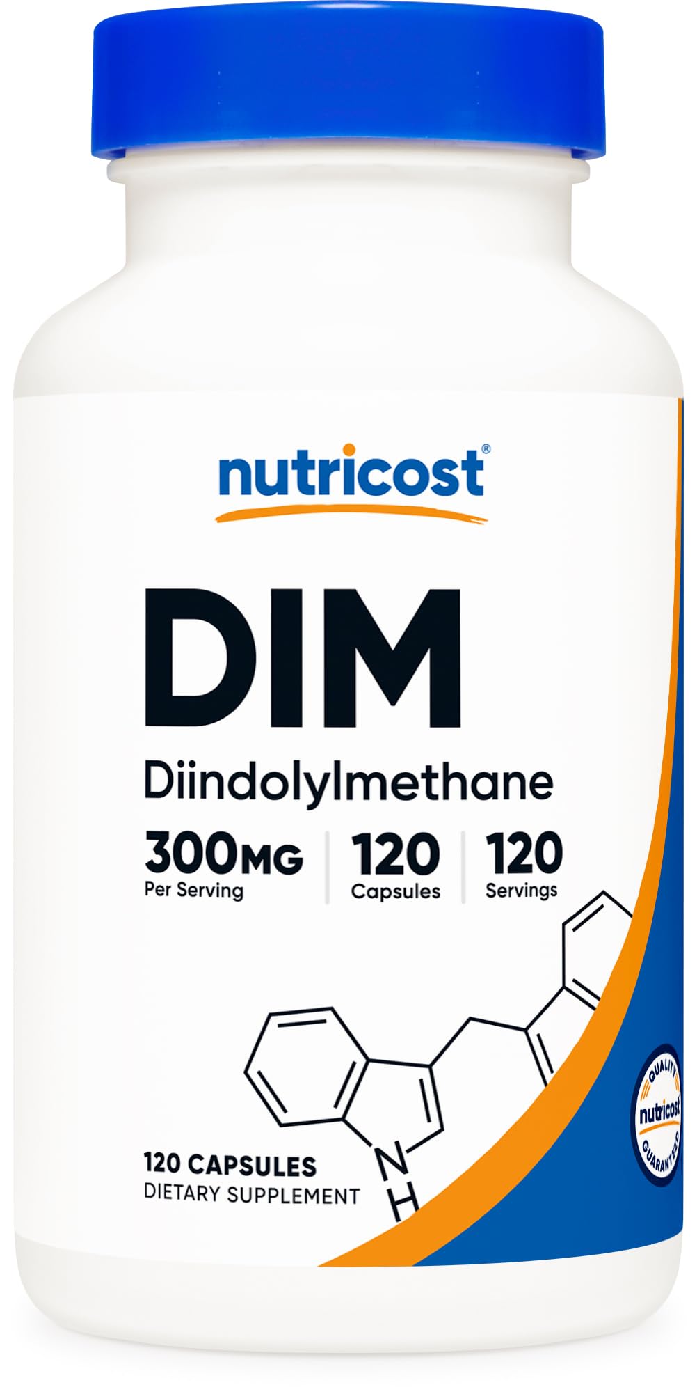 Nutricost DIM (Diindolylmethane) Plus BioPerine 300mg, 120 Vegetarian Capsules - Up to 4 Month Supply, Max Strength DIM Supplement Nutricost Au supplements