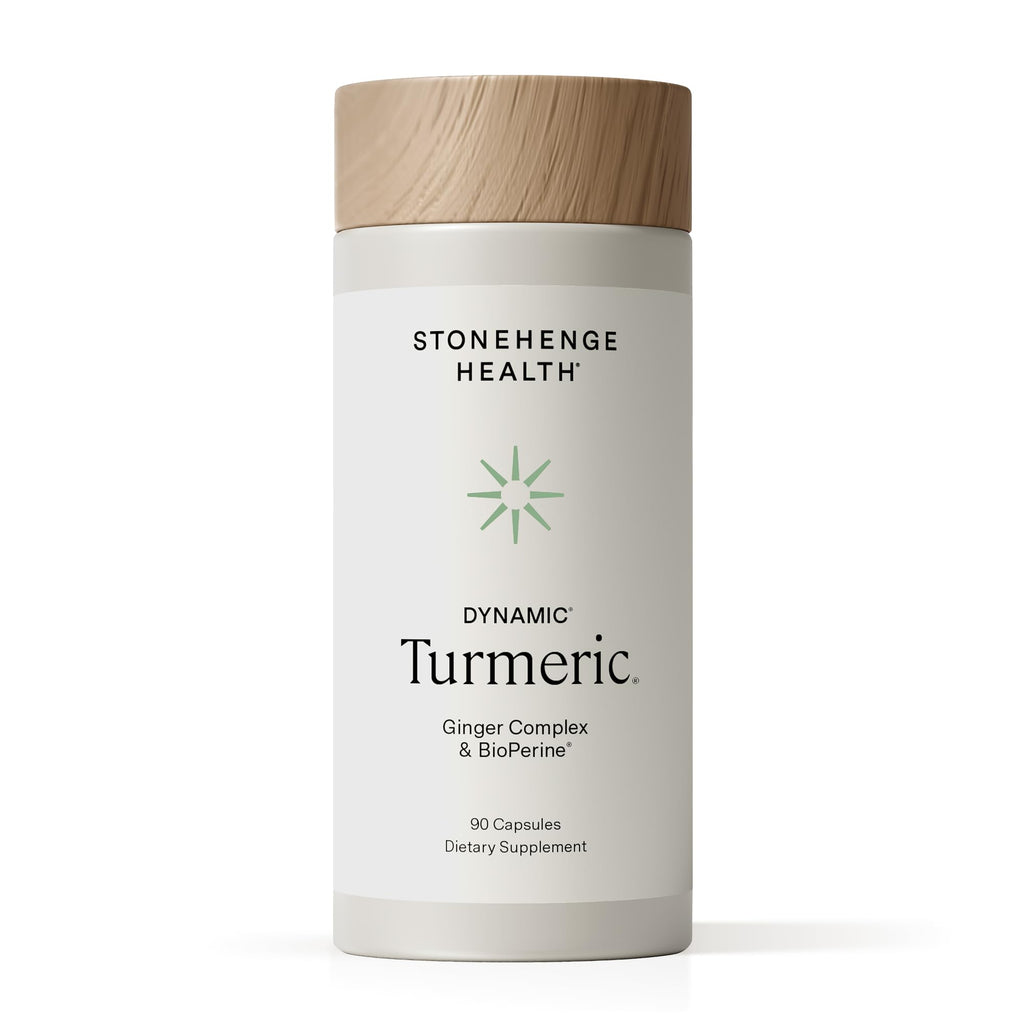 Stonehenge Health Dynamic Turmeric Curcumin with Ginger - High Potency - 1,650 mg Turmeric with 95% Curcuminoids & BioPerine, 90 Vegetarian Capsules Stonehenge Health Au supplements