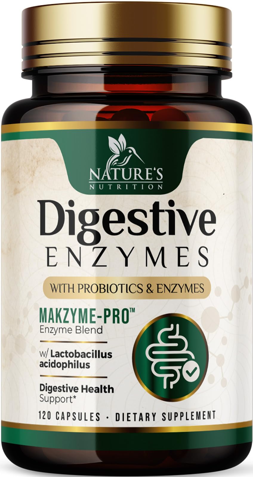 Digestive Enzymes - Super Digestive Multi Enzyme Complex for Bloating & Gut Health Support with Bromelain, Papain, Probiotics & Prebiotics - Digestion Health