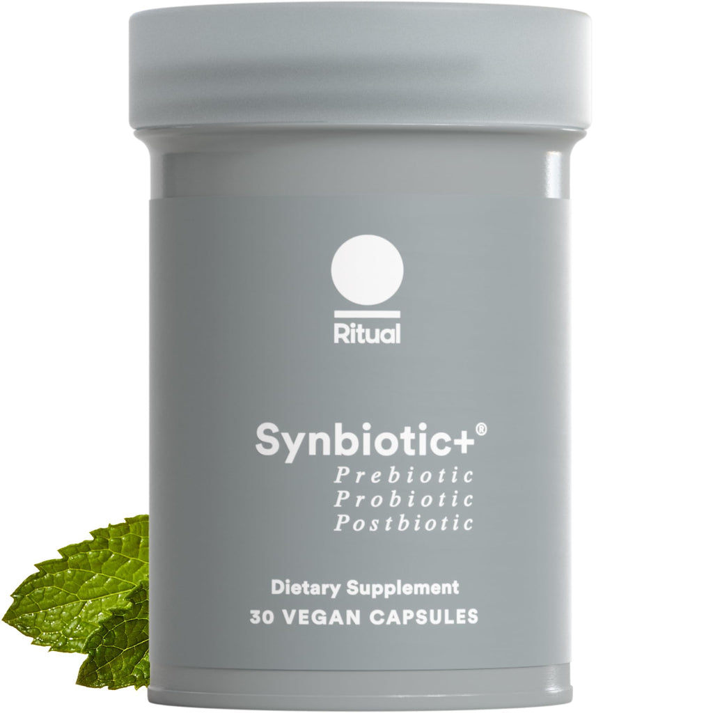 Ritual Synbiotic - Complete 3-in-1 Probiotic, Prebiotic, Postbiotic - for Women and Men - to Support Gut, Digestive Health, Regularity, Bloating