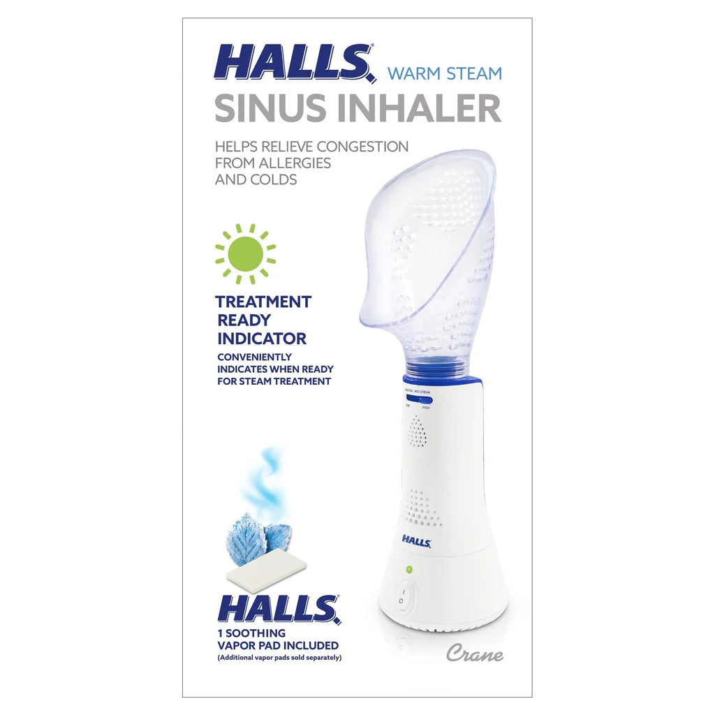 Crane x HALLS Corded Personal Steam Inhaler for Sinus, Congestion, Cough, & Cold Relief Crane Au supplements