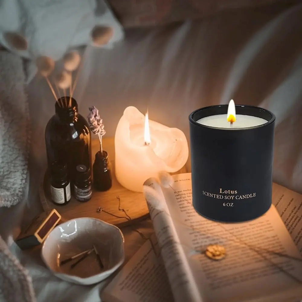 Scented Candles for Women,Premium Lotus Aromatherapy Candles, Home Scented Candle Kelly's Custom Candles Au supplements