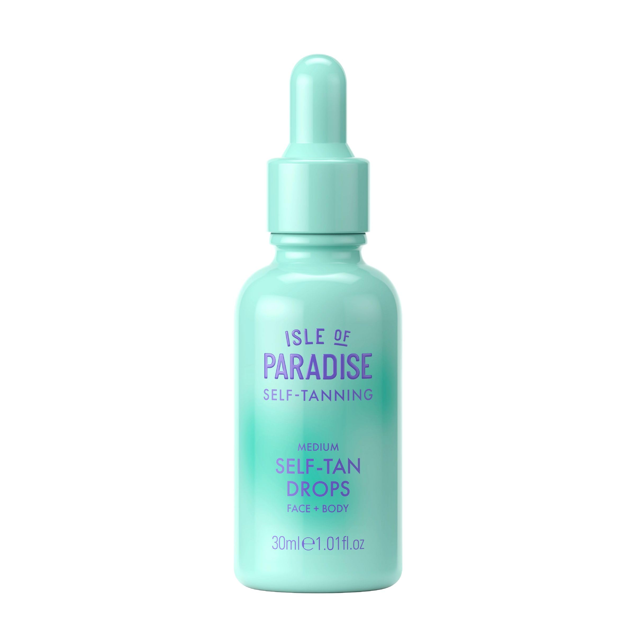 Isle of Paradise Self Tanning Face & Body Drops- Medium, Self Tanner Drops for a Natural Bronze, Long-lasting Tan