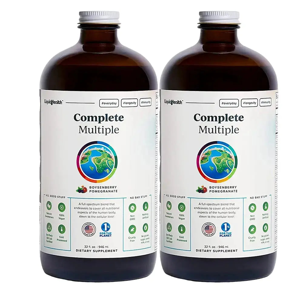 LIQUIDHEALTH Complete Multiple Adult Liquid Multivitamin - Essential Vitamins, Minerals & Nutrients, Immune Support, Gut Health, Energy, Detox LIQUIDHEALTH Au supplements