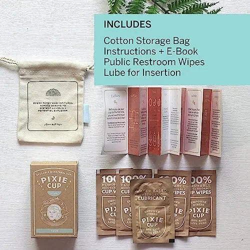 Pixie Cup Soft Menstrual Cup - Ranked 1 for Most Comfortable Reusable Period Cup - Buy One We Give One Pixie Cup Au supplements