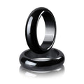 2PCS Genuine Hematite Ring for Women Men Unisex, Black Hematite Stone Ring Anxiety Balance Yhluck Au supplements