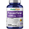 NusaPure Feverfew Extract 4:1 - Suitable for Vegetarian/Vegan, Non - GMO - 1520mg 200 Capsules NusaPure Au supplements