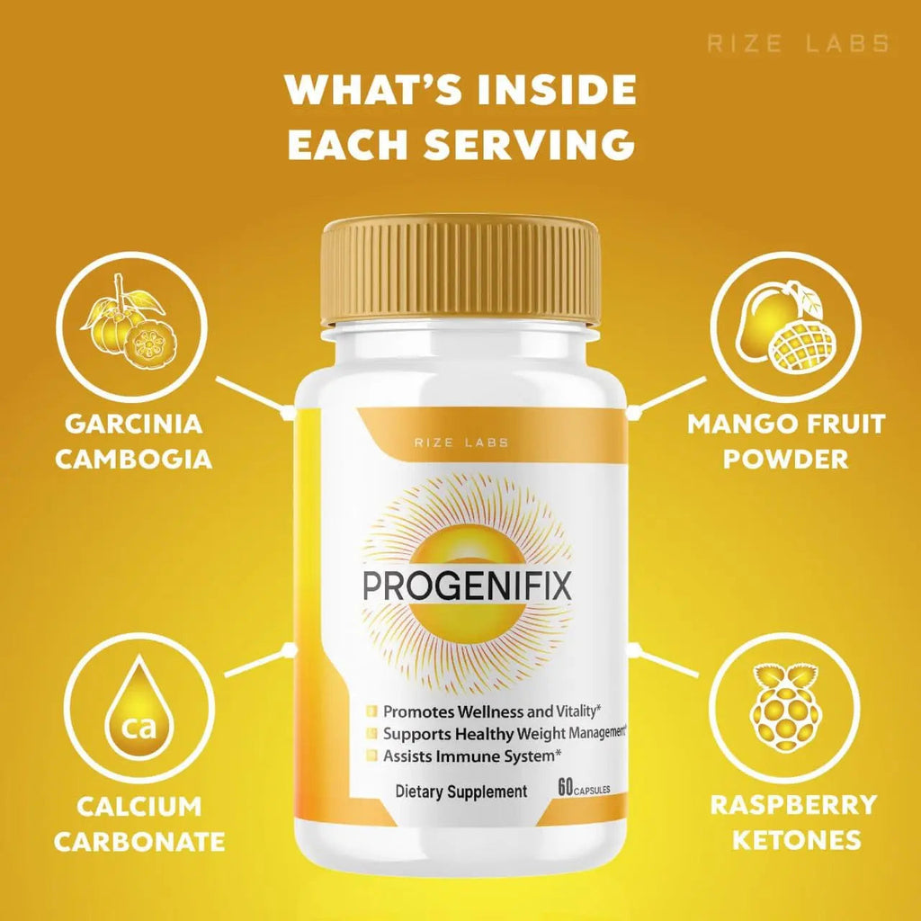 rize labs (2 Pack) Progenifix Weight Loss Supplement, Progenifix Capsules Total Body Wellness rize labs Au supplements