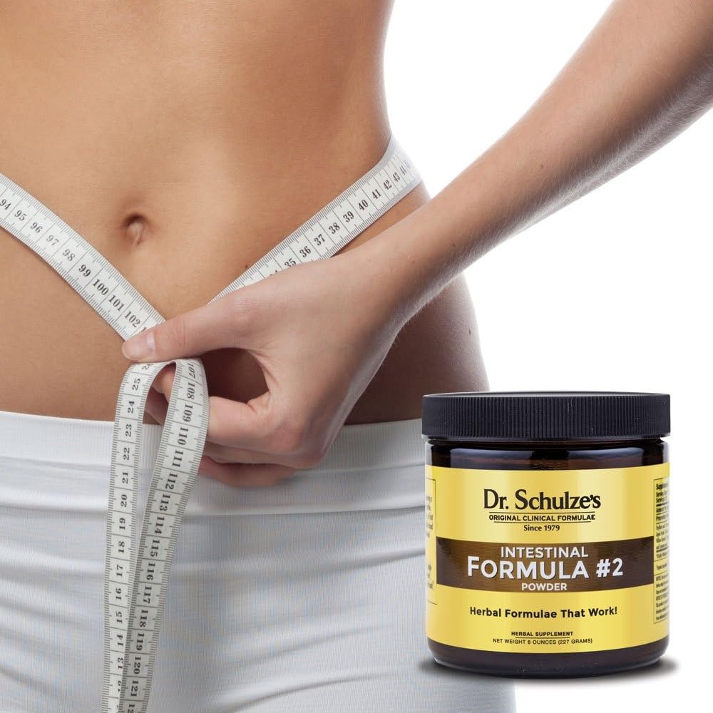 Dr. Schulze's Intestinal Formula #2 - Cleansing Supplement for Colon Health Support - Supports Daily Elimination - Plant-Based Herbal Supplement - Gluten-Free & Vegan - 8 oz Dr. Schulze's Au supplements