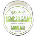 Hemp Oil Balm with Arnica, Camphor, Menthol & Peppermint, Herbal Cooling Balm for Muscles, Joints, Knees, Back & Body, Made in USA, 2oz FOXLEAF Au supplements