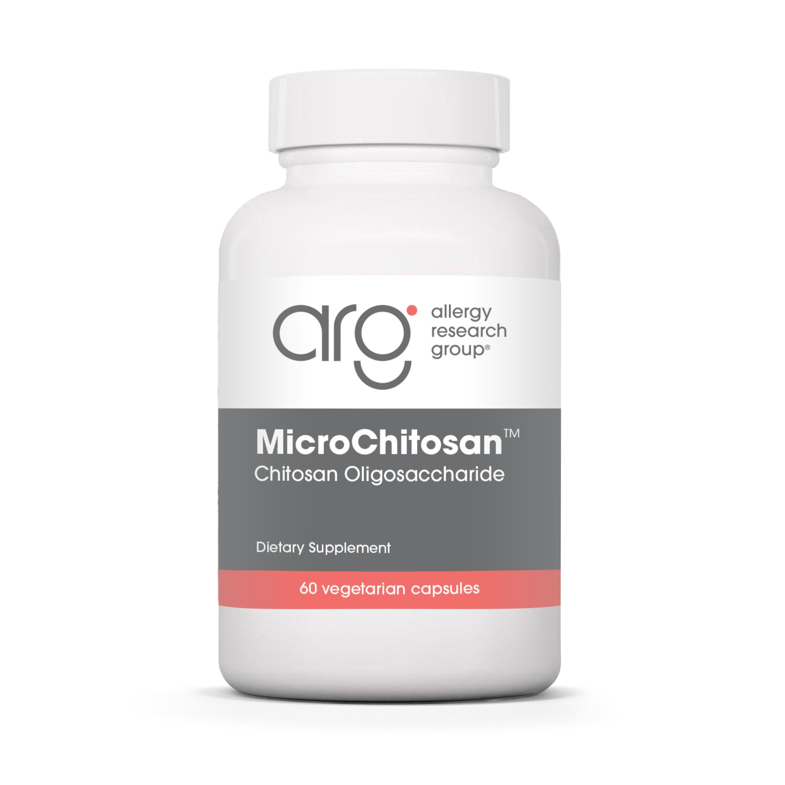 Allergy Research Group MicroChitosan Supplement - Chitosan, Chitosan Oligosaccharide, Cleansing Support Binder, Enhanced Detoxification