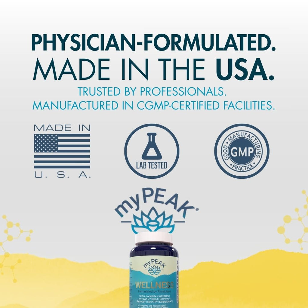 myPEAK PeakBiotic: The Ultimate Vegan Synbiotic with 50 Billion CFU Probiotics Prebiotics Postbiotics Modbiotics and Gut Lining to Enhance Digestion, Skin, and Mood with 2-Month Supply, 60 Capsules myPEAK Au supplements