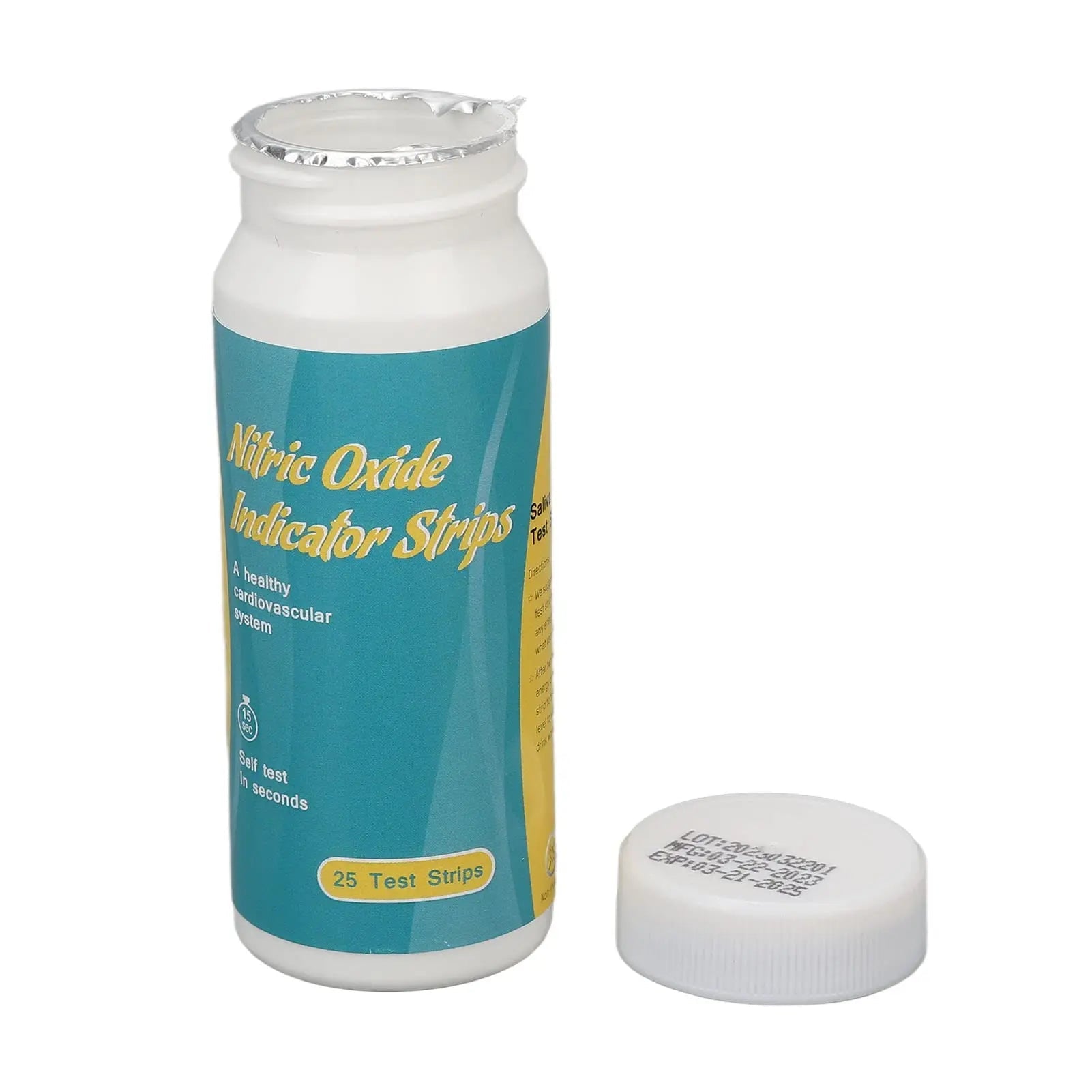 Body Nitric Oxide Test Strips, Fast Results Nitric Oxide Test Strips Highly Accurate 25 Strips DAUERHAFT Au supplements