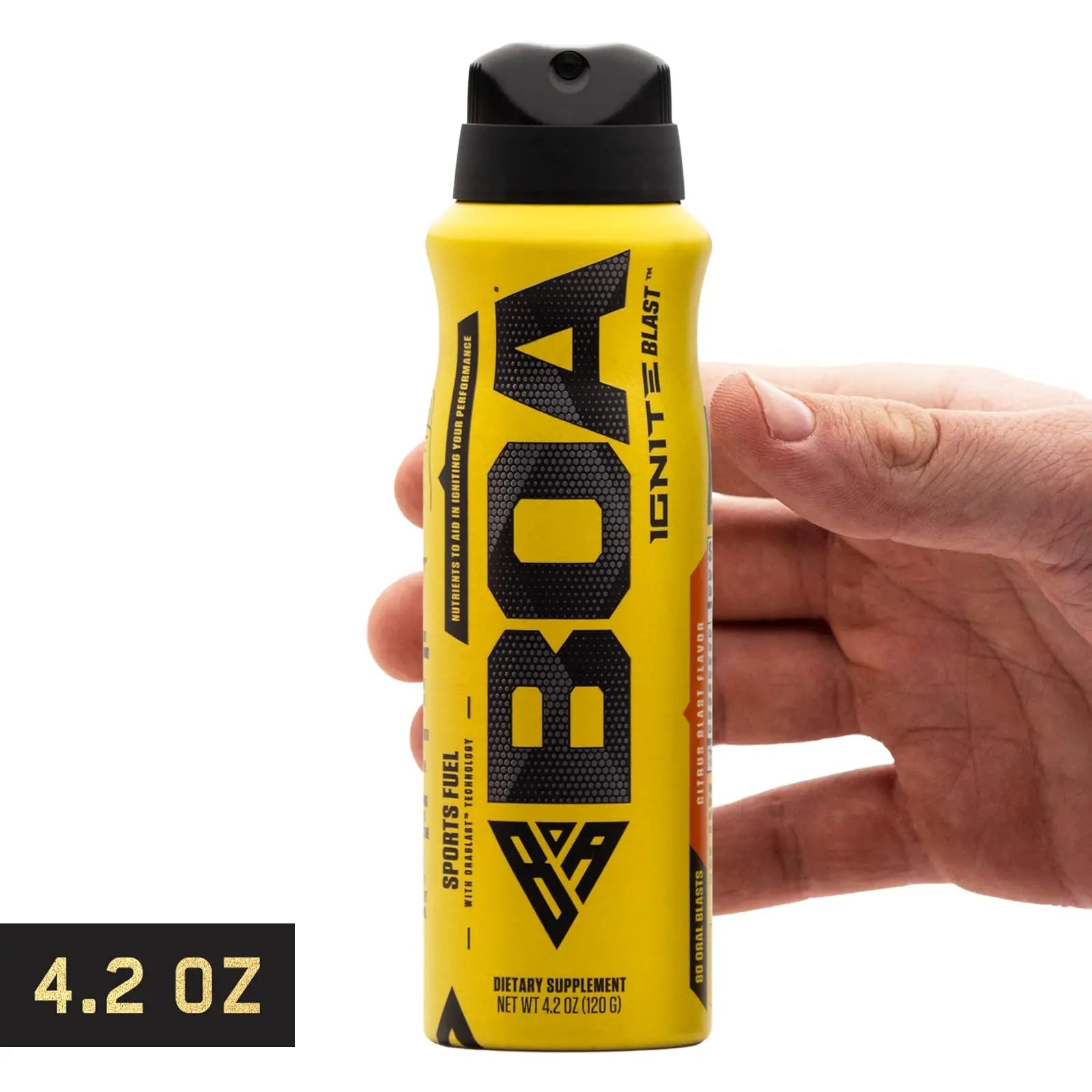 BOA Ignite Blast – Oral Aerosol Rapid Energy Solution – Pre Workout with Caffeine, B Vitamins BOA Nutrition Inc Au supplements