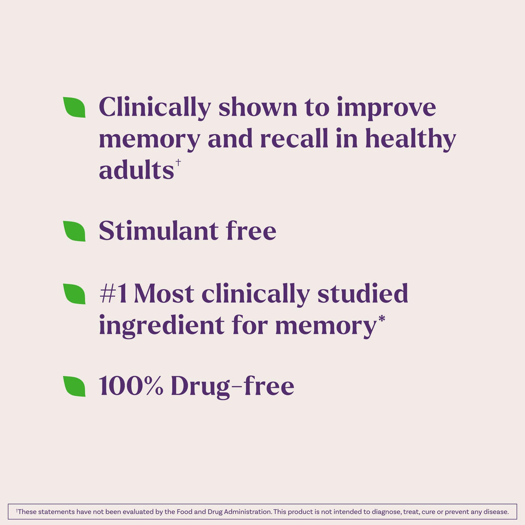 Natrol Cognium Memory, Brain Health Supplements for Adults, Brain Memory Supplements, Enhances Mental Agility in Healthy Adults,